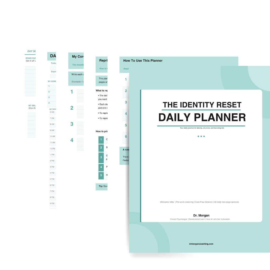 The Identity Reset Daily Planner